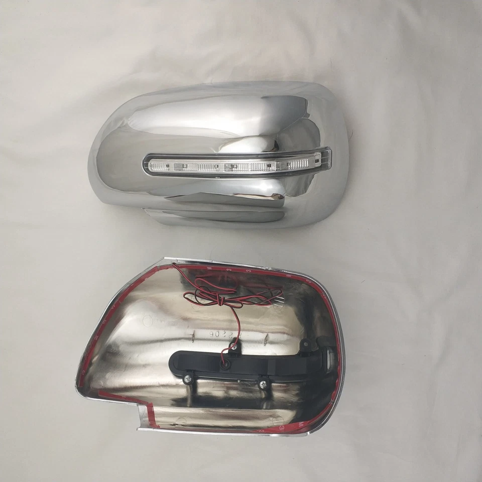 Cubierta de manija de puerta de espejo LED cromado para 06-13 Suzuki Grand Vitara 12 piezas Foto 2 de 4