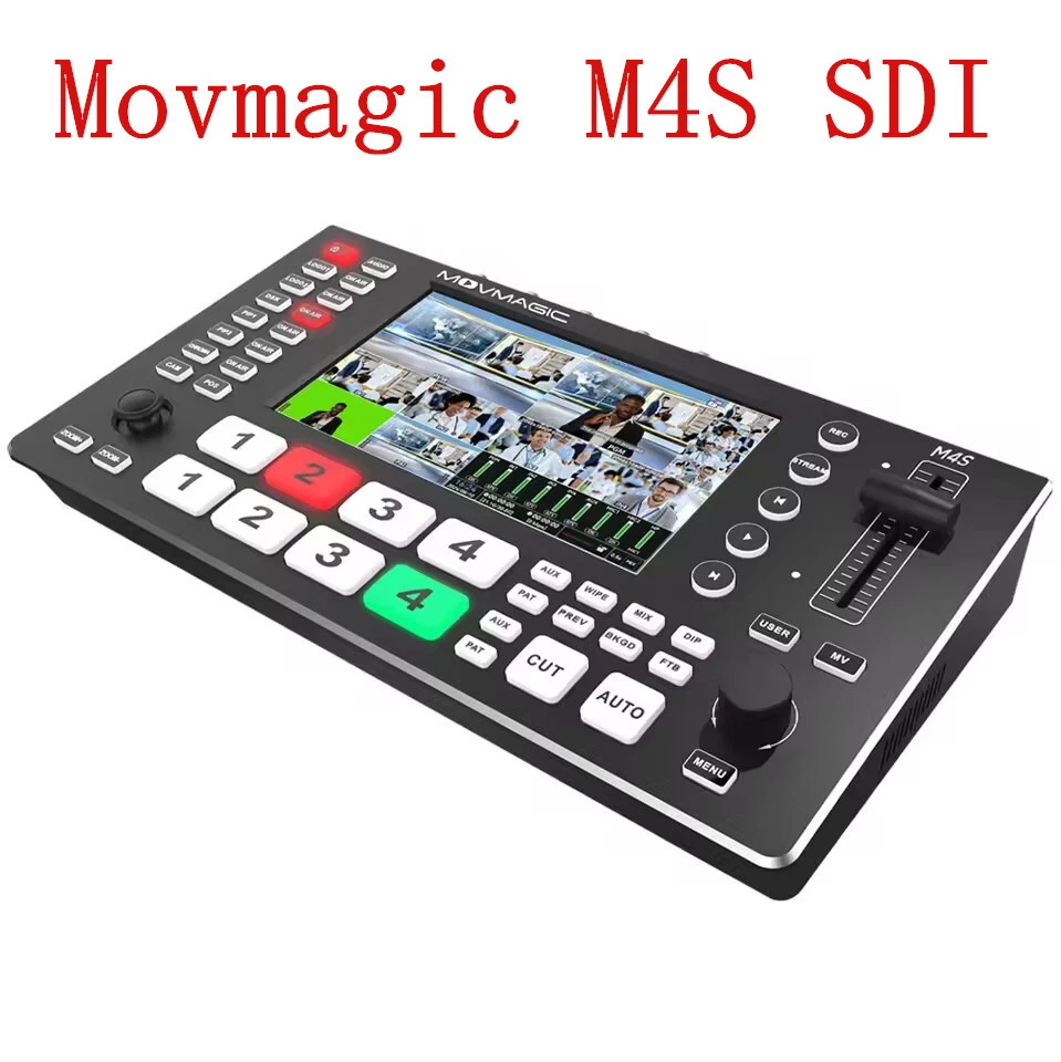 Movmagic M4S SDI NDI 5.5inch 5-CH 4K P60 Live Streaming Broadcast Video Switcher - Image 2 of 4
