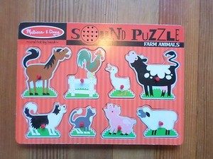 melissa & doug farm animals sound puzzle
