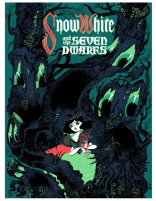 Mondo Snow White Screenprint. Limited Edition Variant. edition size 115