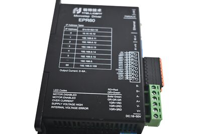 NEW RTELLIGENT EPR60 MODBUS/TCP Ethernet Microstep Stepper Driver Motor Controll
