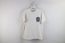 Vintage 90s Ocean Pacific Mens Medium Distressed Spell Out Surfing T-Shirt USA