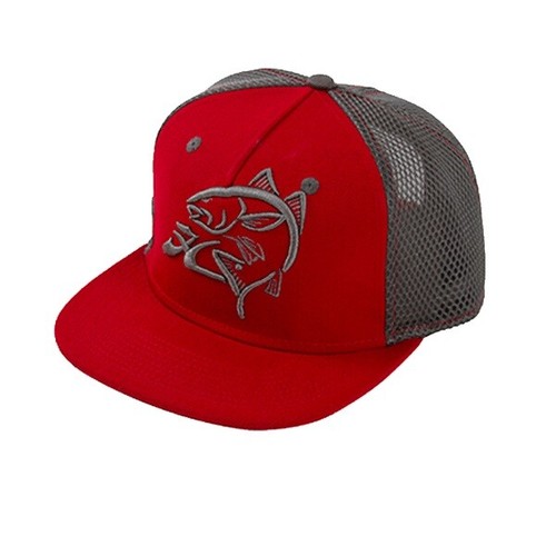 HOBIE Redfish Hat #5046 RED/GREY Mesh 