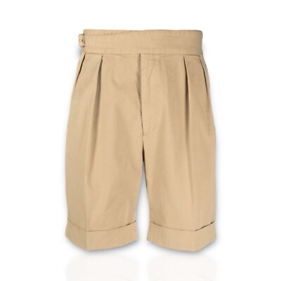 Ralph Lauren Purple Label Byron Pleated Shorts Size 34