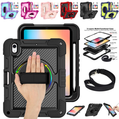 Heavy Duty Shockproof Stand Case For iPad (A16) 11th Gen 11'' 2025/10th Gen 10.9''