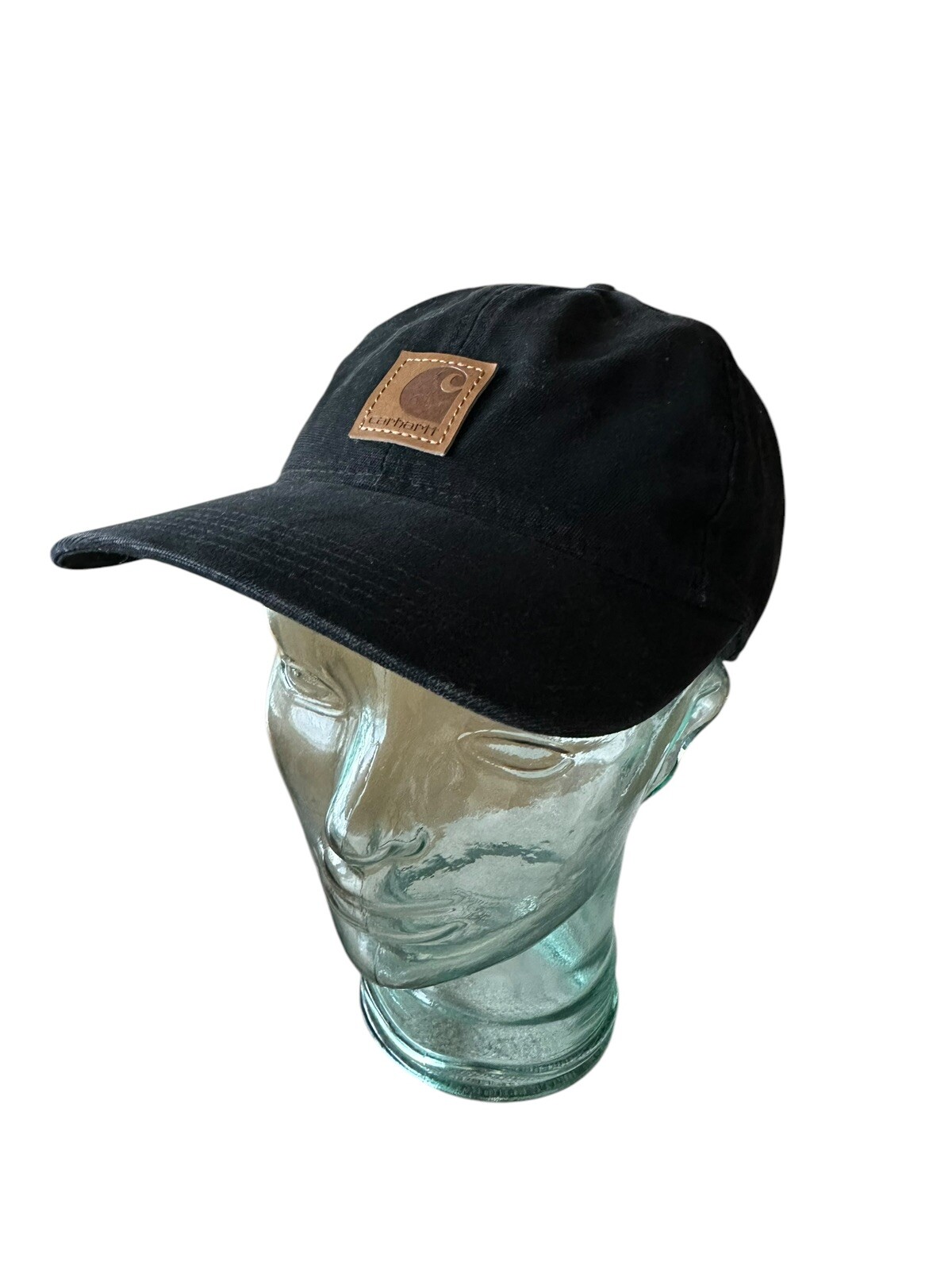 Carhartt Hat Cap Strapback Black Adjustable Logo Workwear Patch Mens