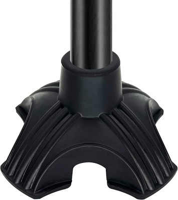 Cane Tips - 1 Inch Heavy Duty Rubbers Self Standing Quad Base Replacement Wal..