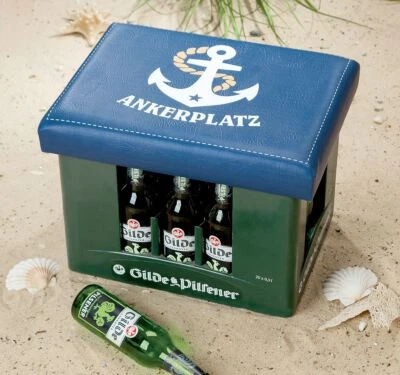 Gilde Sitzpolster für Bierkasten Ankerplatz Bierkistensitz