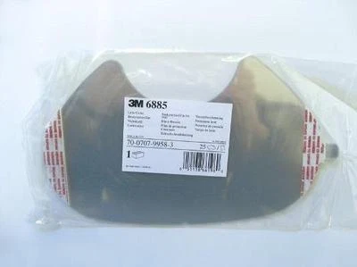3M 6885 Clear Replacement Faceshield Cover Lens 3M Full Face Respirator 25/PK - Image 1 of 2