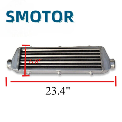 23x7x3'' Universal Aluminum Intercooler Front Mount Tube&Fin Turbo 2.25''
