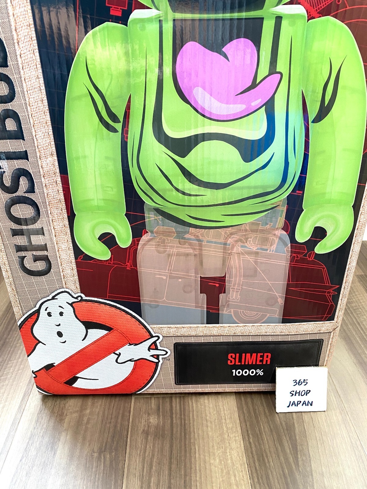 BE@RBRICK SLIMER GREEN GHOST 1000% FROM Ghostbusters Bearbrick