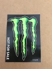 Monster Energy Drink Sticker New 3  X 4  Decal
