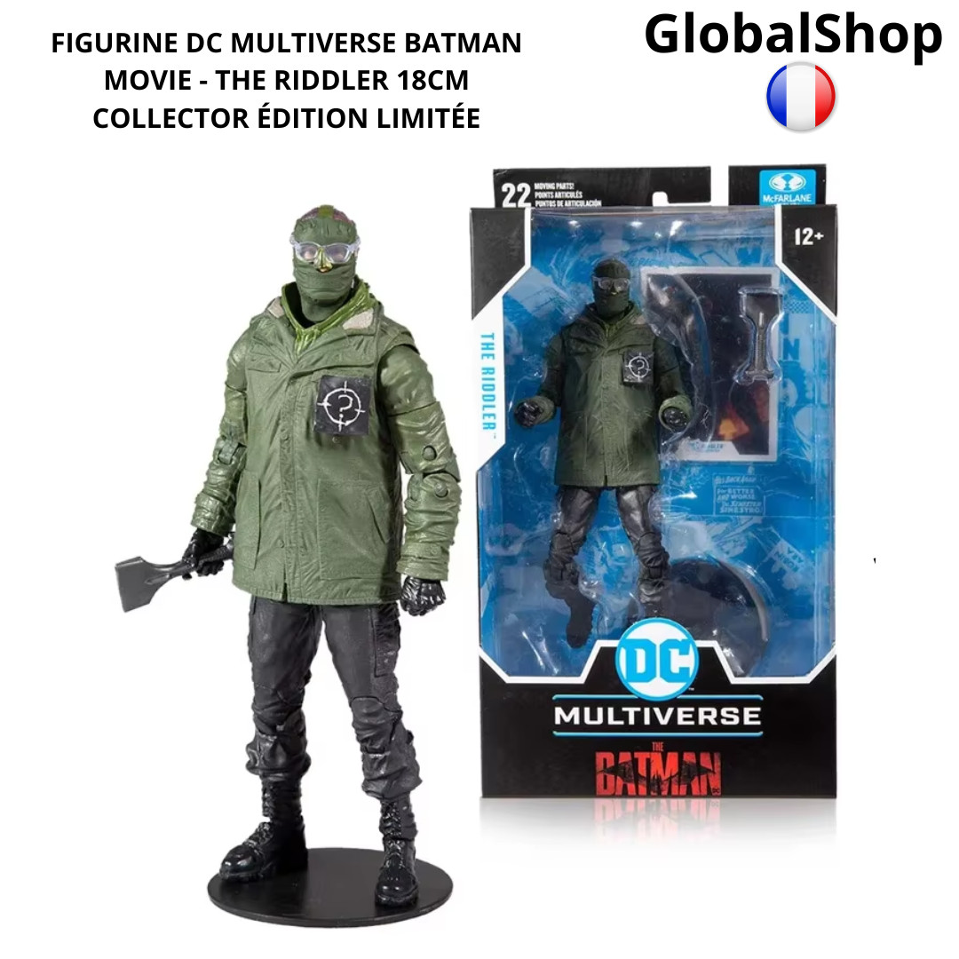 Figurine The Riddler Batman Movie 18cm jouet collection DC Multiverse