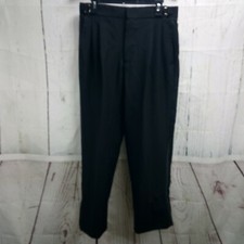 Men's Expandable Waist Size 33-35 Black Tuxedo Dress Pants 33-35x29 Pleated