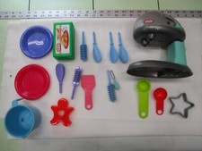 Little Tikes Fun Food Grocery Market Baking Mixer Set cookie cutter extras dish