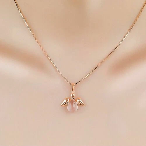Rose Gold Plated Chain Costume Necklaces & Pendants