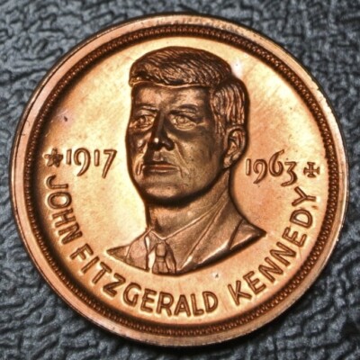 1917-1963 JOHN FITZGERALD KENNEDY TOKEN - Peace & Freedom Do Not
