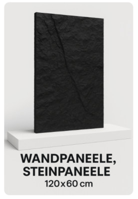 Steinoptik Wandpaneel   Flexibles Designpaneel 120 × 60 cm, matt, robust