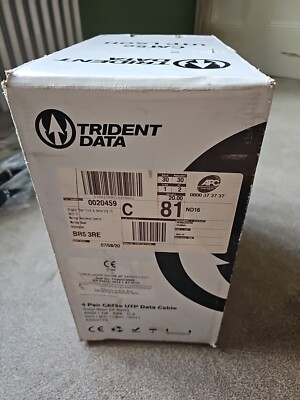 Trident Data Cat 5 E Kabel UTP LSOH 4p 24awg Lszg. 90 Meter