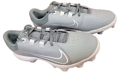 NEW Nike Hyperdiamond 4 Pro MCS Baseball Softball Cleats Gray White Women 11 NIB