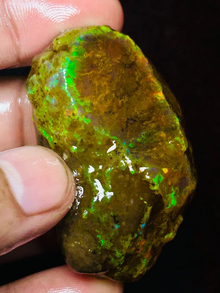 Эфиопский опал большого размера необработанный, огромный валлийский опал необработанный, 178,10 карата, SS368 - Изображение 3 из 4