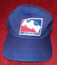 Indy Racing League IRL Blue Slideback Hat Cap IndyCar Motorsports New