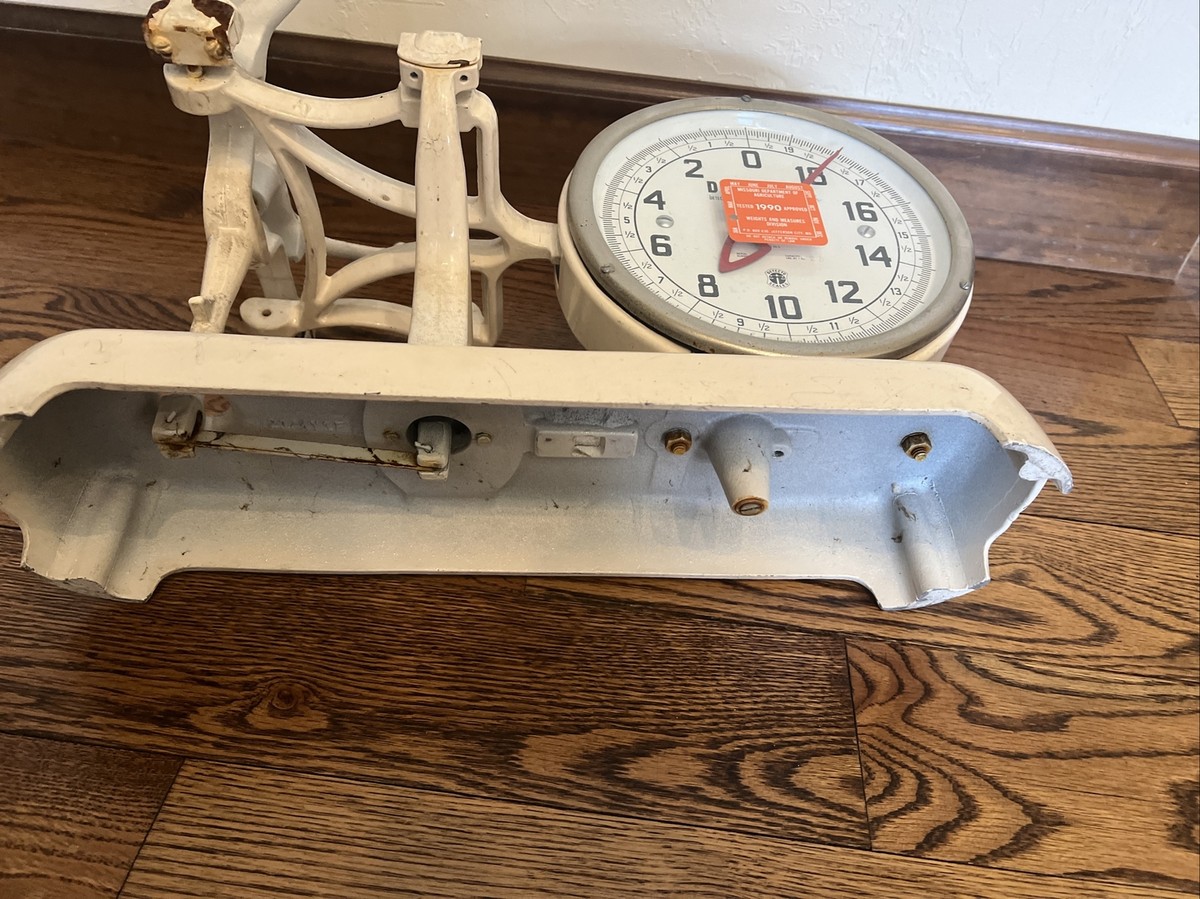 VINTAGE DETECTO HARDWARE STORE COUNTER DOUBLE FACED SCALE | eBay