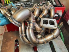 2jzgte Twin Scroll Turbo Manifold 2-1 Wastegate Built To Order Stainless