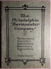 1920s Philadelphia Thermometer Co. Thermometer Pyrometer Hydrometer Catalog B2-8
