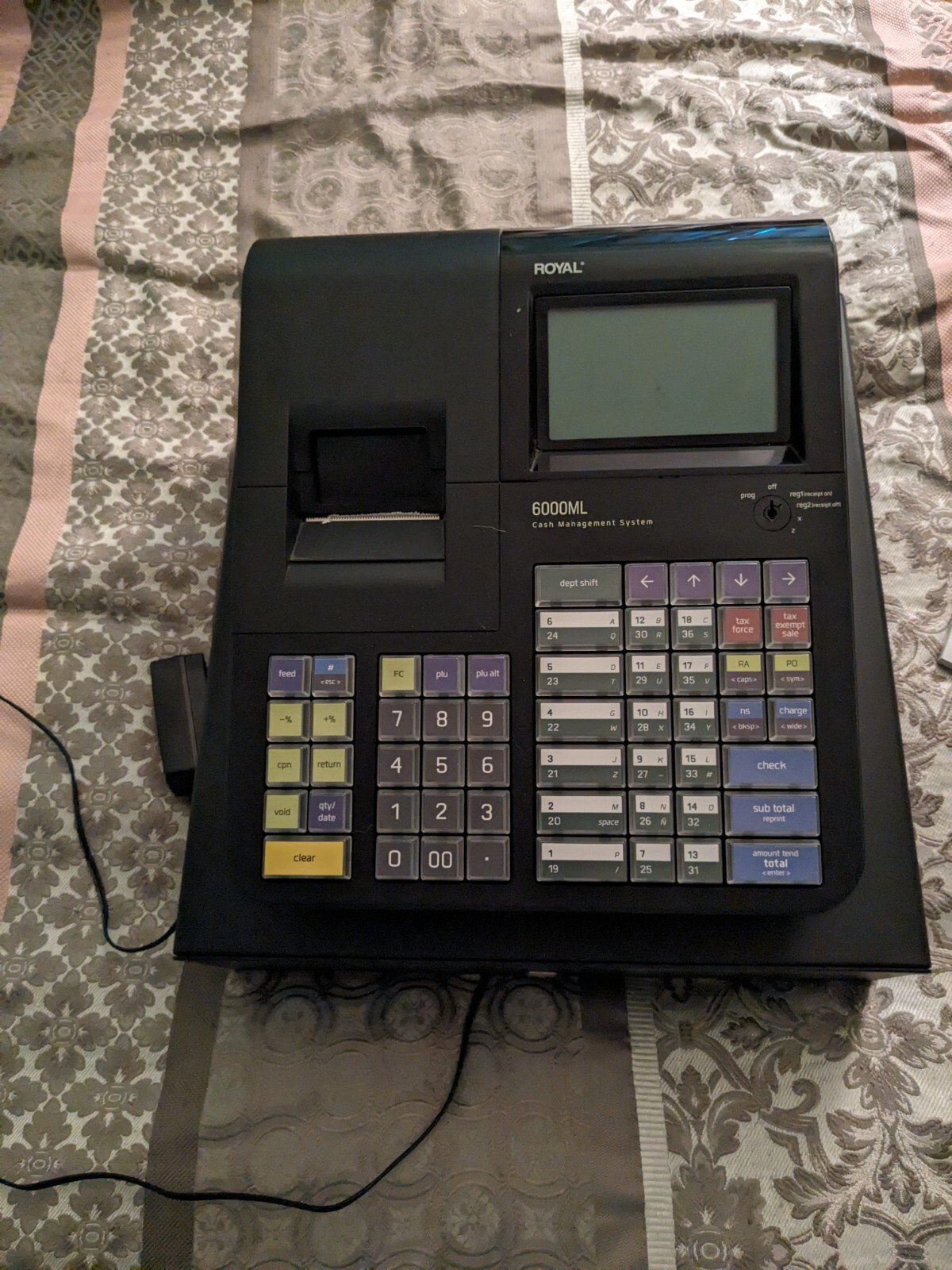 Royal 6000ML Cash Register Black 22447894042 eBay