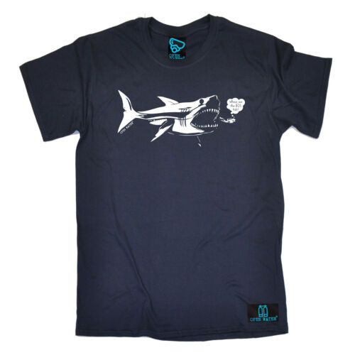 T-Shirt Where Are The Big Fish Open Water HERREN T-SHIRT T-SHIRT Geburtstagsgeschenk Tauchen - Bild 1 von 11