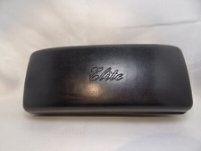 ELITE Hard Clam Box Case in Black For Eyeglasses 43 mm Large Unused
