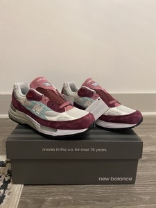 new balance 992 burgundy