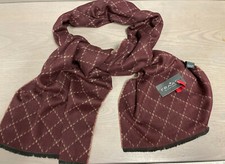 Fraas The Scarf Company. Made in Germany 100 Acrylic Scarf BURG/CAMEL