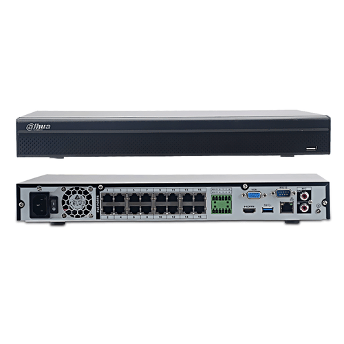 Dahua 16CH 16POE 4MP Dual Light CCTV System Kit WizSense POE IP Camera Mic Alarm - Picture 22 of 27