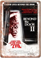 Beyond The Door 2 Vintage Movie Poster Old Retro Look Metal Sign MP410