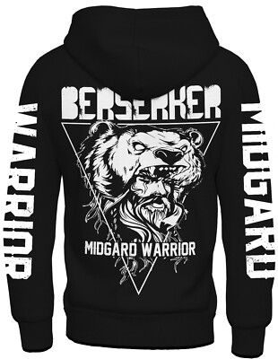 Berserker Herren Hoodie | Vikings | Ragnar | Odin | Wikinger Kapuzen-Sweatshirt