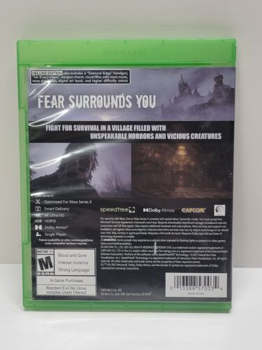 Resident Evil Village Deluxe Edition Xbox One/Series X Rare W/ Inserts - Picture 2 of 4