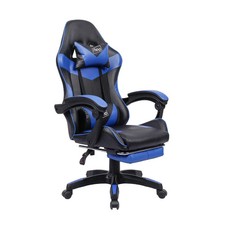 Neo Chair Gaming Office PU Leather Massage Sport Racing Lumbar Headrest Footrest