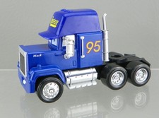 Disney CARS 1:55 Fabulous Lightning McQueen Blue Hauler Mack 95 Semi Cab Only