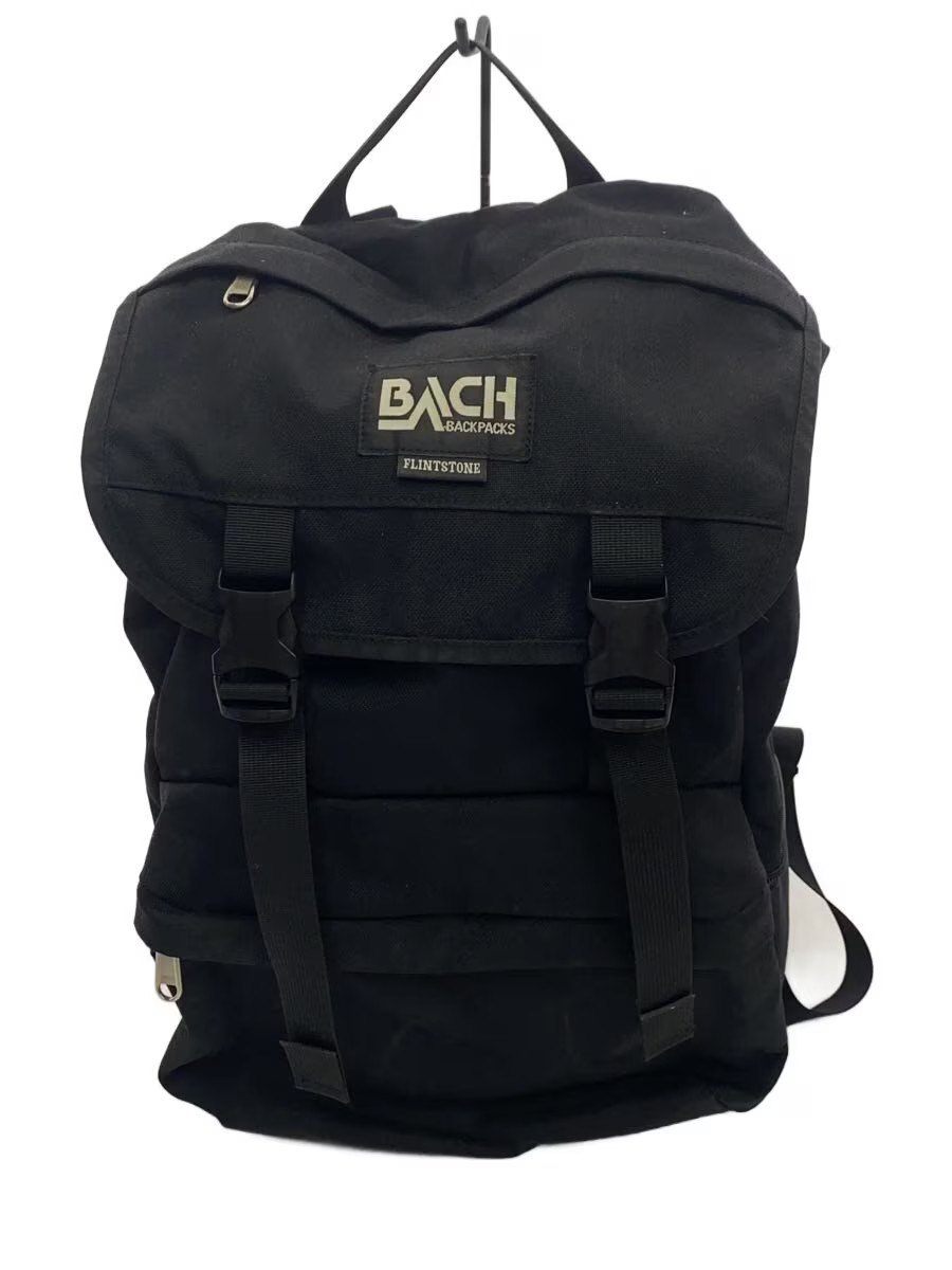 Solid Black Polyester BACH Backpack - image 1