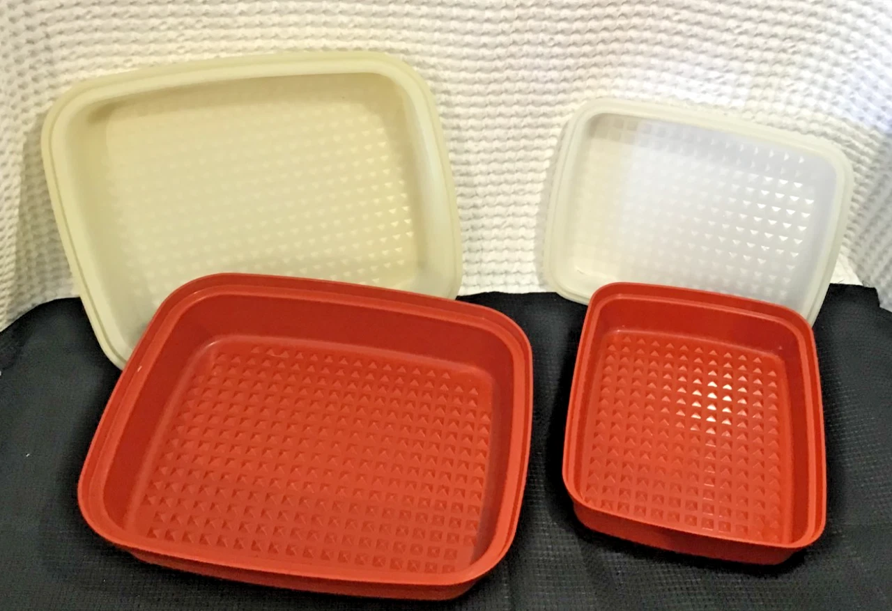 Vintage Tupperware 4 Piece Paprika w Shear Lot Meat Tenderizers