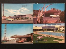 4 New Frontier Hotel Las Vegas Nevada postcards all posted