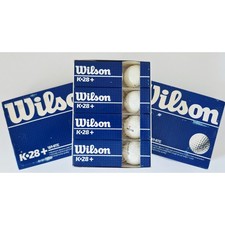 VINTAGE NEW 1970's Wilson K 28 Surlyn Covered Golf Balls Set of 12 USA