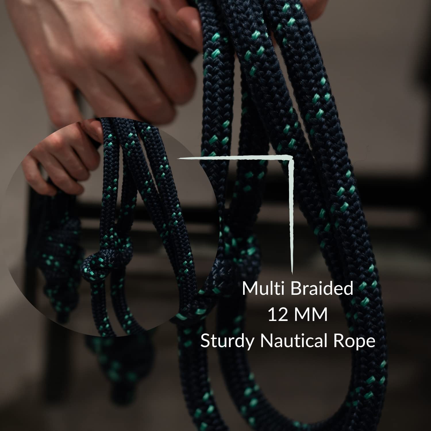 Flow Rope Exercise Jump Rope – 500g (1.10lb) Weighted Flow Jump Rope for C