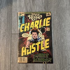 POP FLY POP SHOP  - PETE ROSE  - SIGNED  CHARLIE HUSTLE #83  #750/808 REDS