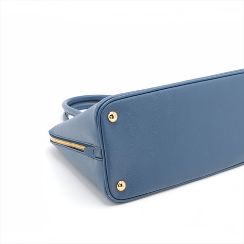 Prada Saffiano Lux Leather 2 Way Handbag Blue BL0837 - Picture 4 of 19