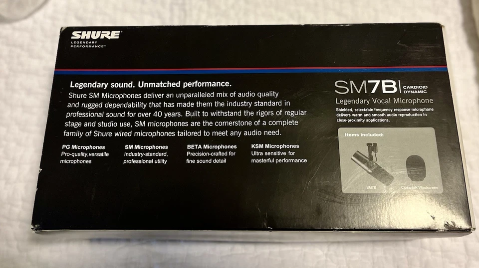 Shure SM7B Cardioid Dynamic Vocal Microphone - Image 3 of 3
