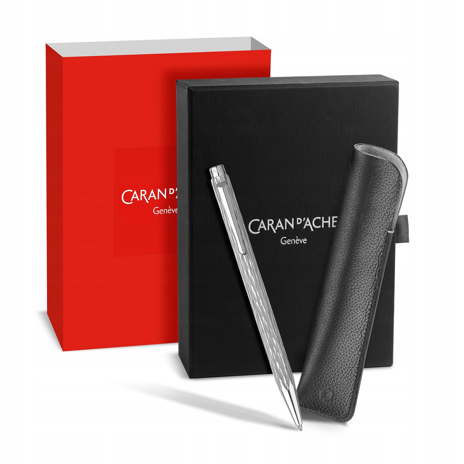 Kugelschreiber aus Palladium Caran d'Ache Ecridor Venetian + Etui