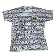 Vintage Disney Mickey Mouse Beach Volley Shirt Mens XL All Over Print USA 80s